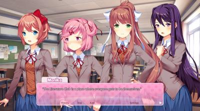 Screenshot of Doki Doki Literature Club Plus!