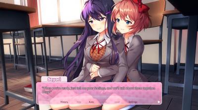 Screenshot of Doki Doki Literature Club Plus!