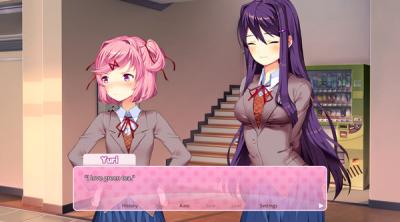 Screenshot of Doki Doki Literature Club Plus!
