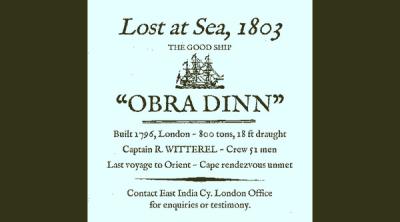Screenshot of Return of the Obra Dinn